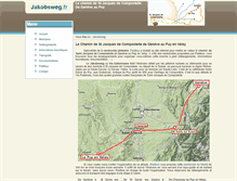 Tablet Screenshot of jakobsweg.fr